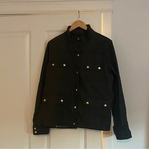 NWOT Size XL J.Crew relaxed fit military-style jacket in green